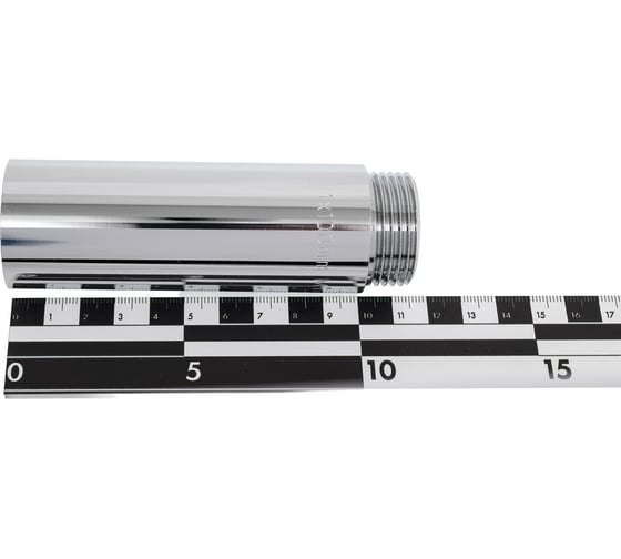 Гайка удлинительная хромированная Millennium 1" x 100мм внутренняя/наружная резьба NUG1001