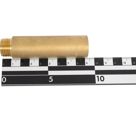 Гайка удлинительная латунная, никелированная Millennium 1/2x80мм внутренняя/наружная резьба LUG1280
