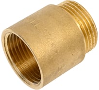 Гайка удлинительная латунная, никелированная Millennium 3/4" х 25мм внутренняя/наружная резьба LUG3425