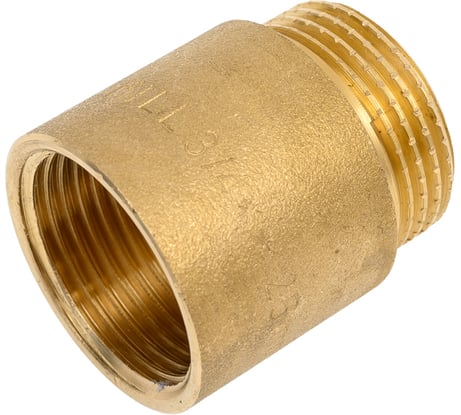 Гайка удлинительная латунная, никелированная Millennium 3/4" х 25мм внутренняя/наружная резьба LUG3425