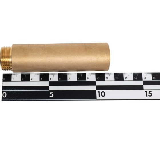 Гайка удлинительная латунная, никелированная Millennium 3/4" х 100мм внутренняя/наружная резьба LUG3410