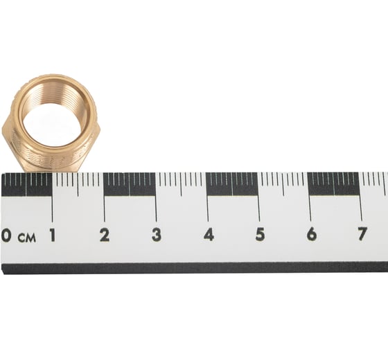 Футорка латунная Millennium 3/8" х 1/4" наружная резьба/внутренняя резьба LFMF3814