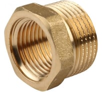 Футорка латунная 1 1/2" х 3/4" наружная/внутренняя резьба для перехода между трубами разных диаметров Millennium LFMF4034
