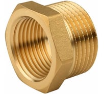 Футорка латунная 1 1/4"×1" наружная/внутренняя резьба для сантехнических соединений Millennium LFMF3210