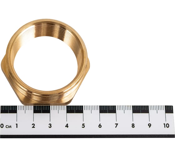 Футорка латунная Millennium 1 1/2" х 1 1/4" наружная резьба/внутренняя резьба LFMF4032