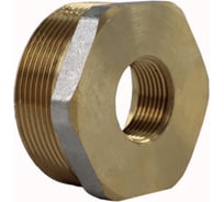 Футорка латунная никелированная 2"×3/4" наружная/внутренняя резьба для перехода между элементами трубопровода Millennium XFMF5034