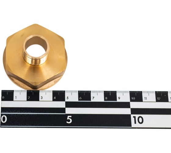 Футорка-переходник никелированная Millennium 1 1/4" х 1/2" с внутренней-наружной резьбой XPFM3212