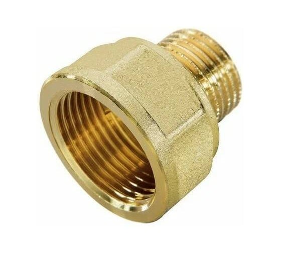 Футорка-переходник латунная Millennium 1/2" х 1/4" с внутренней-наружной резьбой LPFM1214