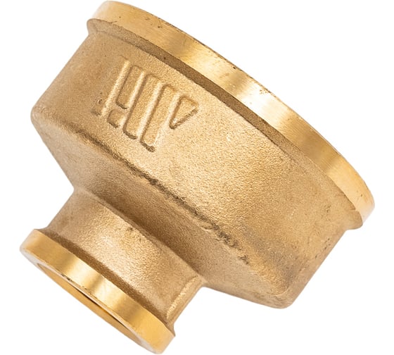 Муфта латунная, никелированная переходная Millennium 1 1/2" х 1/2" с внутренней/внутренней резьбой LMFF4012