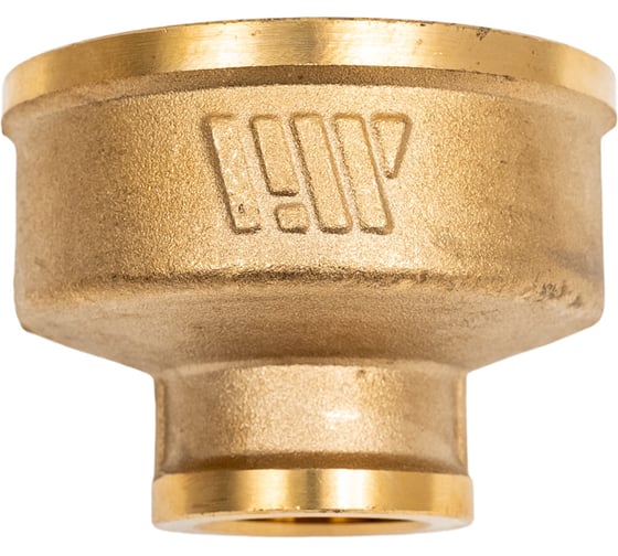 Муфта латунная, никелированная переходная Millennium 1 1/2" х 1/2" с внутренней/внутренней резьбой LMFF4012