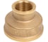 Муфта латунная никелированная переходная 1 1/2"×3/4" с внутренней/внутренней резьбой для соединения труб разного диаметра Millennium LMFF4034 4