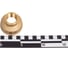 Муфта латунная никелированная переходная 1 1/2"×3/4" с внутренней/внутренней резьбой для соединения труб разного диаметра Millennium LMFF4034 5