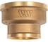 Муфта переходная Millennium 1 1/2"х1" никелированная для магистралей LMFF4010 4