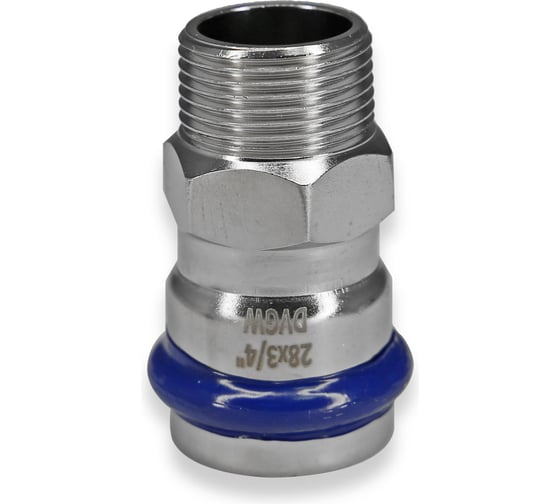 Муфта для труб из нержавеющей стали Millennium 18x3/4" с наружной резьбой MPNM1834 1