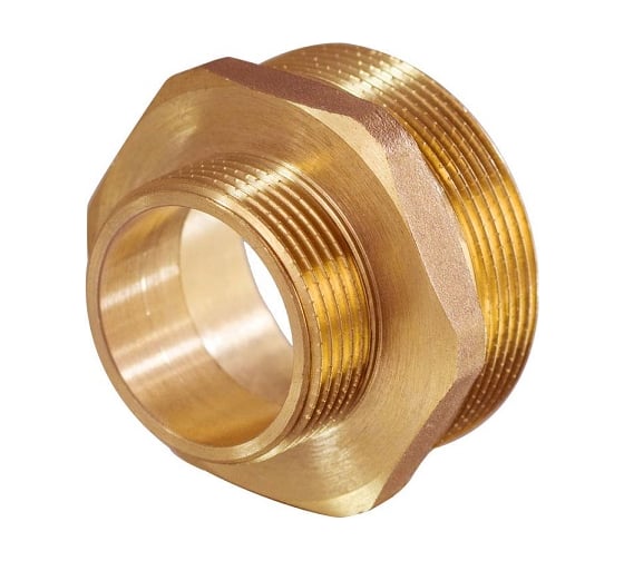 Ниппель латунный переходной Millennium 1 1/2" х 3/4" с наружной резьбой LBMM4034