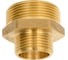 Ниппель латунный никелированный переходной Millennium 1 1/2" х 1" с наружной резьбой LBMM4010 3