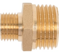 Ниппель латунный переходной Millennium 1/2" х 1/4" с наружной резьбой LBMM1214
