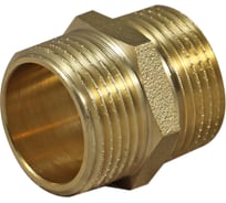 Ниппель латунный никелированный Millennium 3/4" с наружной резьбой LBMM3434