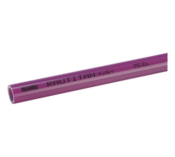 Отопительная труба REHAU Rautitan pink+ 16x2,2 мм., бухта 120 м 13360421120