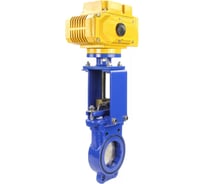 Задвижка шиберная DN.ru GGG40-SS304-NBR-2W-ISO Ду100 Ру10, электропривод MT-100 220В D040-02568