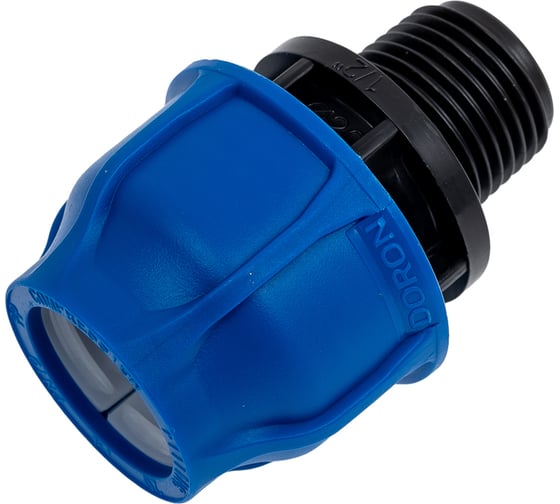 Муфта переходная DORON 20x1/2" наружная резьба, ПНД 024715