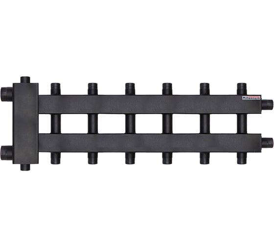 Коллектор для котла Millennium 1 1/2" нар.х1" нар./125мм/дублер 3+3+1 контура с гидроразделителем MKDG2585.331M 1