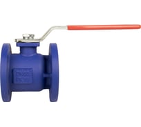 Кран шаровой полнопроходной RUSHWORK РАШВОРК , DN065, PN16, корпус - GJL-250 (GG25), шар - AISI304, уплотнение шара - PTFE, Ф/Ф 707-065-16