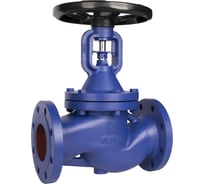 Вентиль запорный сильфонный RUSHWORK РАШВОРК, DN015, PN16, корпус - GJL-250 (GG25), клапан - AISI420, уплотнение - AISI420, Ф/Ф, штурвал 334-015-16