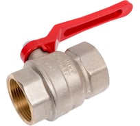 Кран шаровой Dist 1 1/4 г/г рычаг Ду32 Ру40 Эксперт, полн.проход, никель Н114Р/107-9499