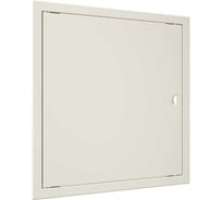 Люк ревизионный EVECS ЛР фланец, 396x396, ручка, 418x418, пластик Ivory Л4040Р Ivory