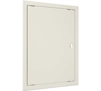Люк ревизионный EVECS ЛР фланец, 296x396, ручка, 318x418, пластик Ivory Л3040Р Ivory