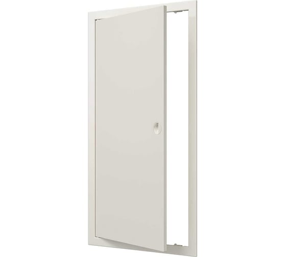 Люк ревизионный EVECS ЛР фланец, 296x596, ручка, 318x618, пластик Ivory Л3060Р Ivory