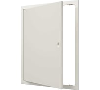 Люк ревизионный EVECS ЛР фланец, 396x496, ручка, 418x518, пластик Ivory Л4050Р Ivory