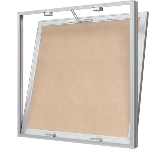 Люк ревизионный EVECS D Ceramo Base 500x500 скрытый монтаж съемный алюминий D5050 ceramo base