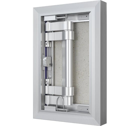 Люк ревизионный EVECS D Ceramo Optimum 200x300 скрытый монтаж петля алюминий D2030 Ceramo Optimum
