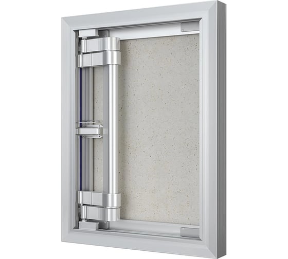 Люк ревизионный EVECS D Ceramo Optimum 300x400 скрытый монтаж петля алюминий D3040 Ceramo Optimum