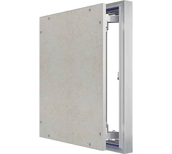 Люк ревизионный EVECS D Ceramo Optimum 400x500 скрытый монтаж петля алюминий D4050 Ceramo Optimum