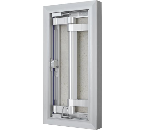 Люк ревизионный EVECS D Ceramo Optimum 200x400 скрытый монтаж петля алюминий D2040 Ceramo Optimum
