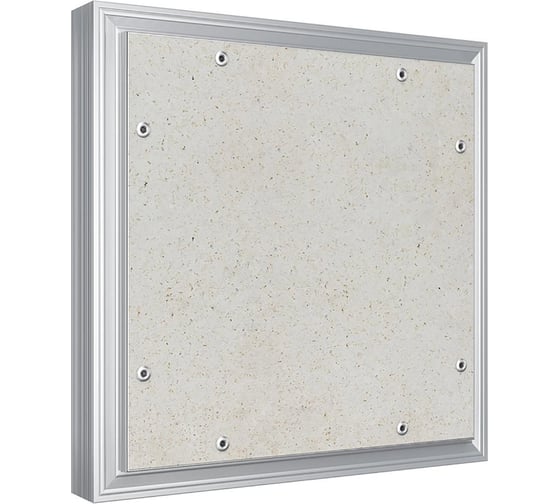 Люк ревизионный EVECS D Ceramo Optimum 300x300 скрытый монтаж петля алюминий D3030 Ceramo Optimum