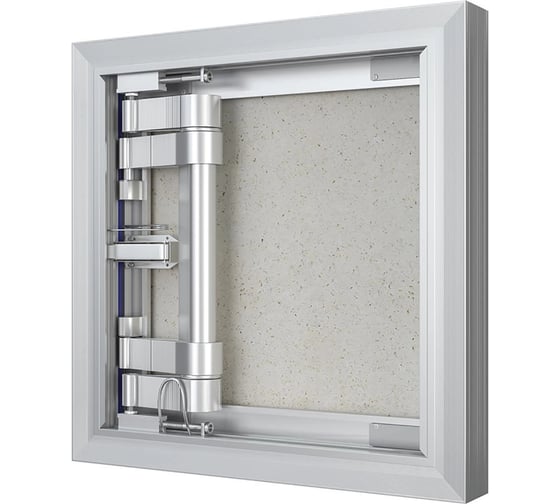Люк ревизионный EVECS D Ceramo Optimum 300x300 скрытый монтаж петля алюминий D3030 Ceramo Optimum