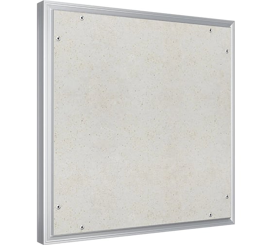 Люк ревизионный EVECS D Ceramo Optimum 500x500 скрытый монтаж петля алюминий D5050 Ceramo Optimum
