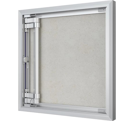 Люк ревизионный EVECS D Ceramo Optimum 500x500 скрытый монтаж петля алюминий D5050 Ceramo Optimum