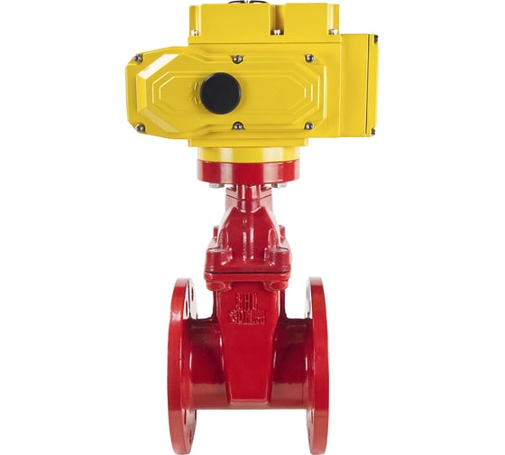 Клиновая задвижка DN.ru 30ч939р GGG50-EPDM-F4-RED Ду100 Ру16, электропривод MT-100 220В D040-00729