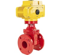 Задвижка клиновая DN.ru 30ч939р Ду65 Ру16 с электроприводом MT-50 380В, цвет - красный D040-00722