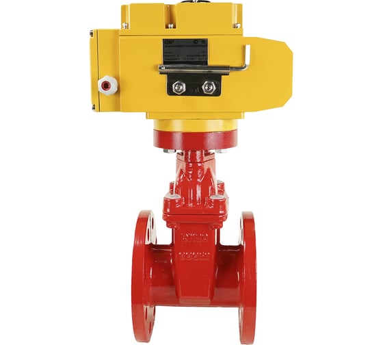 Клиновая задвижка DN.ru 30ч939р GGG50-EPDM-F4-RED Ду80 Ру16, электропривод MT-100 380В D040-00726