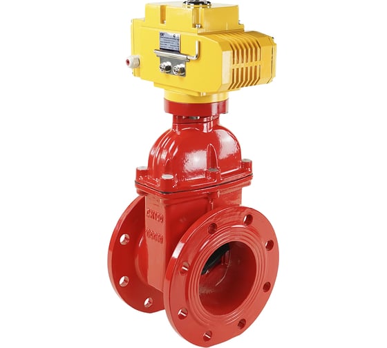 Задвижка клиновая DN.ru 30ч939р GGG50-EPDM-F4-RED Ду150 Ру16 электропривод MT-200 380В D040-05456