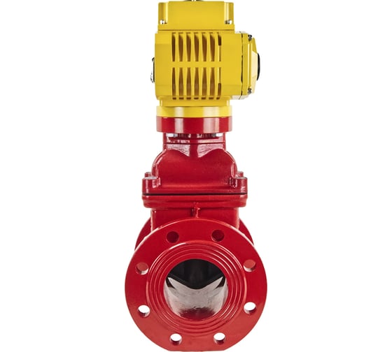 Клиновая задвижка DN.ru 30ч939р GGG50-EPDM-F4-RED Ду100 Ру16, электропривод MT-100 380В D040-00730