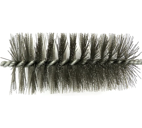 Щетка ерш EuroBrush Д50x100x300 с хв-м + кольцо, ворс гофр сталь 0,30 (код 14-047) EB-T816250