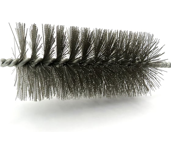 Щетка ерш EuroBrush Д50x100x300 с хв-м + кольцо, ворс гофр сталь 0,30 (код 14-047) EB-T816250