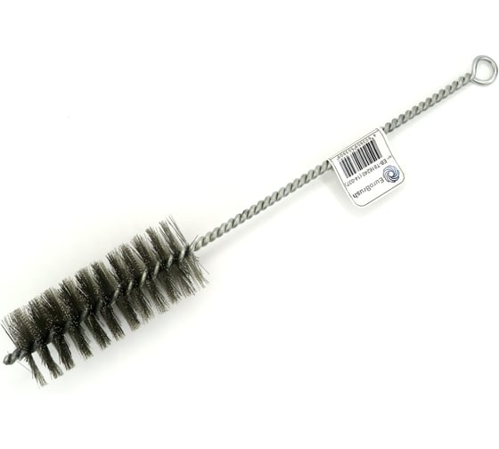 Щетка ерш EuroBrush Д40x100x300 с хв-м + кольцо, ворс гофр сталь 0,25 (код 14-037) EB-T816240 1